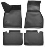  Covorase cauciuc tip tavita pentru Tesla Model S 2012+ set 4 buc, negre (280325-6)
