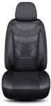  Set huse auto universale 11 piese, negru/negru, pentru scaune fata si spate (HNG1321-1) (040923-19)