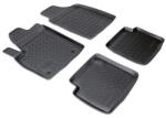  Set covorase auto cauciuc tip tavita pentru Fiat 500 (2007-2024), negre (021119-3)