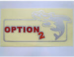  Abtibild autoadeziv OPTION 2 DZ-60W, gri, pentru decor si identificare (TCT-4595)