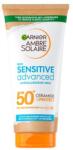 Garnier Solare Ambre Solaire Sensitive Advanced SPF 50+ Lapte Corp 175 ml