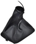  Manson schimbator viteze BMW din imitatie piele neagra, cusaturi negre SC-70 (170625-1)