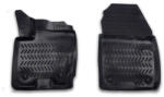  Covorase auto tip tava TPE pentru Ford Tourneo Courier 2014+ (fata), negre (191022-6)