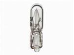 Bec bord Narva W1, 2W 12V cu soclu sticla W2x4, 6d pentru iluminare instrumente (160323-5)