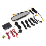  Sistem senzori parcare + camera marsarier cu oglinda monitor 4, 3" 12V JCS-041 (090823-13)
