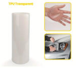  Folie PPF TPU premium pentru faruri si stopuri, 7.5 mil, transparenta, 60x60 cm (170925-15)
