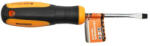  Surubelnita dreapta 5x75 mm Cr-V cu varf magnetic, maner ergonomic (261124-6) Surubelnita