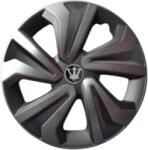  Set 4 capace roti Evo 15 inch, negru-gri antracit, ABS rezistent (WK1-1GR-15) (280923- 27)