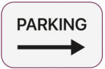  Abtibild indicator parcare dreapta, autocolant Oracal 13 cm TAG 033/T2 (291022-10)