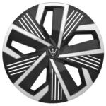  Set 4 capace roti Evo 15 inch negru/argintiu pentru jante otel, WR2-1SL-15 (231125-11)