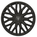  Set 4 capace roti Evo 15 inch negru mat pentru jante din otel, ABS durabil (290923-8)