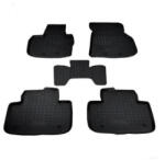  Covorase cauciuc tip tavita pentru BMW X4 G02 (2018-2025), set 4 bucati, negru (230425-6)