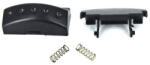  Kit butoane si arcuri pentru capac cotiera VW/Skoda, negru, OEM 18D 867 173 82V (050417-2)
