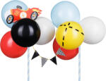 PartyDeco Ornament balon pentru tort - Mașini 29 cm
