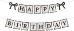 PartyDeco Banner Happy Birthday - Fundițe 100 cm