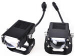  Set 2 proiectoare LED cu lupa 15W pentru grila, lumina alba/galbena, 12-24V (011225-15)