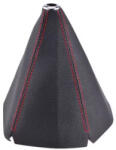  Manson schimbator viteze universal din imitatie piele, negru cu cusaturi rosii SC-197 (100725-30)