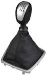  Manson schimbator cu maner, piele ecologica, pentru Renault Laguna III (MK3) 6 trepte (090625-36)
