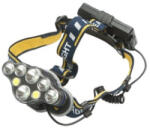  Lanterna frontala Crownman cu 8 LED-uri, 3 moduri, acumulator 2200mAh, încarcare USB (DISUF01) (170925-5)
