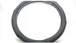  Husa volan din piele premium neagra, universala 37-39 cm (261022-2)