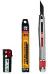  Cutter profesional metalic pentru folii auto, lama 30° cu 10 lame rezerva (3006C) (100123-12)