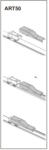 Stergator parbriz sofer Skoda Rapid (10/2012→) 24" 609 mm, prindere ART50 (050918-33)