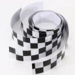  Banda sah taxi reflectorizanta tip fagure, 6 cm x 1, 1 m, set 4 buc. (MGT01) (280222-1)