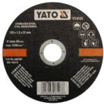  Disc de taiere pentru inox si metal 125x1, 2x22 mm YT-6103 (080223-4)