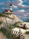 Figured Art Set goblen cu diamante, cu sasiu, La mare, 40x50 cm (DP-066-Y)
