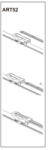  Stergator parbriz pasager Fiat Fiorino Box 2008+ 19 inch (482 mm) ART52 (290818-19)