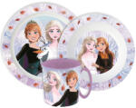  Disney Jégvarázs Autumn Leaves étkészlet, micro műanyag szett bögrével 390 ml (JVL22269)