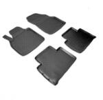  Set covorase auto din cauciuc tip tavita pentru Renault Grand Scenic II (2003-2009), negru (091119-34)
