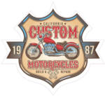  Abtibild „Custom Motorcycles din Oracal, 15 cm, cod TAG 034/T2 (291022-11)