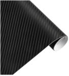  Folie carbon 3D neagra autocolanta 1.27 x 1 m, textura fibra carbon (KM9003) (TCT-1304)