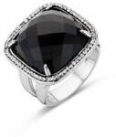  Victoria Ezüst színű fekete köves gyűrű (VBNRZ12454) - eking