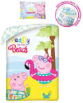  Peppa malac Beach ágyneműhuzat 140×200cm, 70×90 cm (HAX601042) - eking