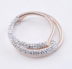  Victoria Rose gold színű fehér köves medál (VBNAP71600) - eking