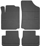  Set covoare auto din cauciuc El Toro pentru Citroen C3 I/C2 (2002-2009), negre, bordura 1 cm (TCT-3446)