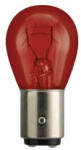  Set 10 becuri auto rosii P21/5W 12V, doua faze, soclu BAY15d (stop/pozitie) (270724-4)