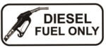  Abtibild „Diesel Fuel Only pentru capac rezervor - Cod XS-03 (300923-30)