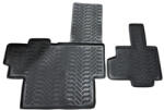  Covorase auto din cauciuc tip tavita pentru Peugeot Traveller randul 2 (2016-), negre (091119-22)