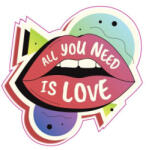  Abtibild decorativ „All You Need Is Love 10x10 cm, autocolant Oracal (160823-4)