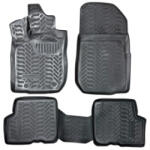  Covorase auto din cauciuc tip tavita pentru Dacia Sandero 2008-2012, set 4 buc (151023-1)