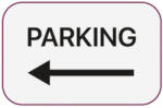  Autocolant indicator Parcare stanga 13 cm, ORACAL (TAG 032/T2) (291022-9)