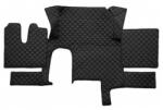  Covor cabina MAN TGX cutie mare, 1 sertar, imitatie piele negru LUX-591 (080923-4)