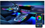  Set lumini ambientale auto LED RGB Magic Color, 18 piese, control BTT (HH-20050) (021225-8)