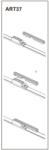  Stergator parbriz sofer Audi A6 (05/2004→) 22 ART37, prindere dedicata OEM (220818-4)