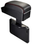  Cotiera auto universala neagra cu cusatura rosie, piele ecologica (Cod 1309) (020924-9)