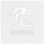  Abtibild auto „Dangerous alb reflectorizant, 11.5×10 cm, pentru exterior si interior (DZ-22) (300923-4)