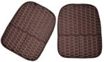  Set 2 huse protectie spate scaun tip organizator HEXAGON ART, imitatie piele (080422-1)